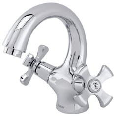 Смеситель для раковины (умывальника) Raiber Talis R8001 двухрычажный хром