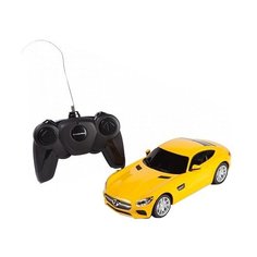 Легковой автомобиль Rastar Mercedes AMG GT3 (72100) 1:24 18 см желтый