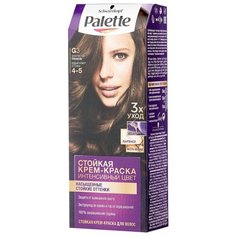Palette Интенсивный цвет Стойкая крем-краска для волос, G3 4-5 Золотистый трюфель