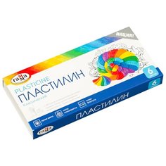 Пластилин ГАММА Классический 6 цветов 120 г со стеком (281030) Gamma