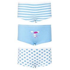 Трусики BAYKAR 3 шт., размер 146/152, белый/голубой