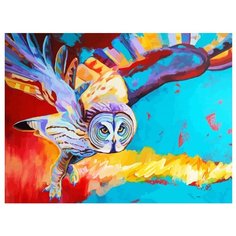 Color Kit Картина по номерам "Полет совы" 30х40 см (KS052)