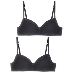 Бюстгальтер BAYKAR 2 шт., размер 110/116, черный