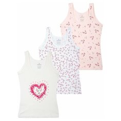 Майка BAYKAR размер 86/92, белый/розовый