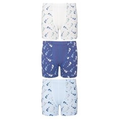 Трусы BAYKAR 3 шт., размер 170/176, голубой/синий/белый