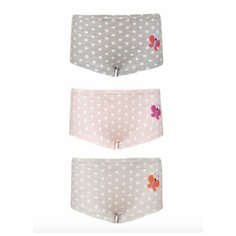Трусики BAYKAR 3 шт., размер 152/158, розовый/серый/серый меланж