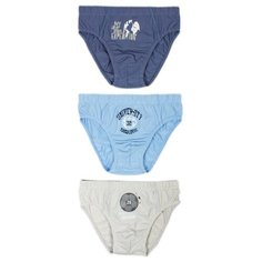 Трусы BAYKAR размер 86/92, синий/голубой/бежевый