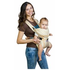 Рюкзак-переноска Чудо-Чадо BabyActive Simple бежевый