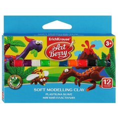 Пластилин ErichKrause Artberry с Алоэ Вера 12 Цветов/180г (41779)