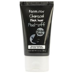 Farmstay отшелушивающая маска для носа с углем Charcoal Black Head Peel-Off Nose Pack, 60 г