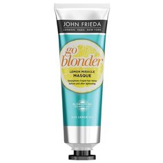 John Frieda Go Blonder Lemon Miracle Укрепляющая маска для ослабленных волос, 100 мл