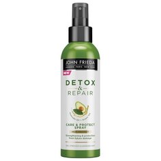 John Frieda Detox & Repair Несмываемый спрей для укрепления волос с термозащитой, 200 мл