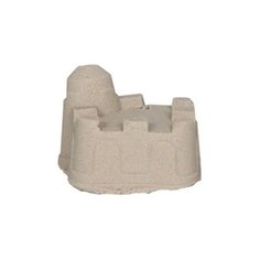 Кинетический песок ДобрБобр базовый, бежевый, 0.5 кг, пластиковый контейнер