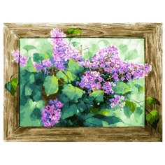 Белоснежка Картина по номерам "Любимая сирень" 30х40 см (268-AS)