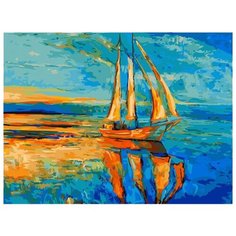 Белоснежка Картина по номерам "Под парусами" 30х40 см (032-AS)