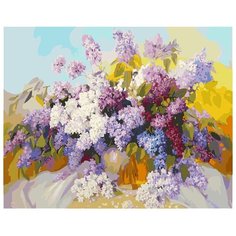 Белоснежка Картина по номерам "Сирень" 30х40 см (011-AS)