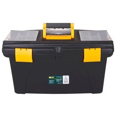 Ящик с органайзером FIT 65574 56.5x32.5x29 см 22 черный/желтый F.It