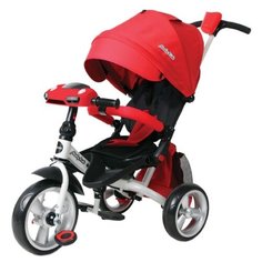 Трехколесный велосипед Moby Kids Leader 360° 12x10 EVA Car красный