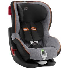 Автокресло группа 1 (9-18 кг) BRITAX ROMER King II LS, Black Marble black series