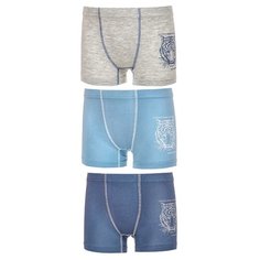 Трусы BAYKAR размер 86/92, серый/голубой/синий