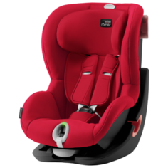 Автокресло группа 1 (9-18 кг) BRITAX ROMER King II LS, fire red black series