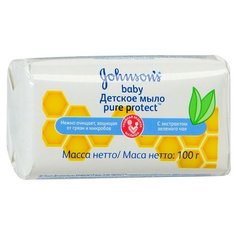 Johnsons Baby Pure Protect Мыло 100 мл