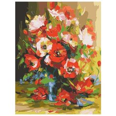 Color Kit Картина по номерам "Красные маки" 40х50 см (CG643)