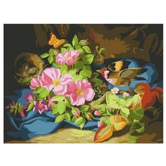 Color Kit Картина по номерам "Шиповник" 30х40 см (CE240)