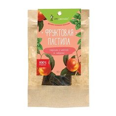 Пастила Экофермер персик с мятой и мёдом 50 г
