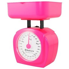 Кухонные весы Sakura SA-6017 розовый