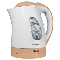 Чайник Maxwell MW-1014 BN, белый/бежевый