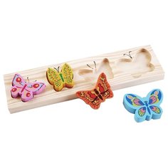 Рамка-вкладыш Томик Бабочки (471), 4 дет.