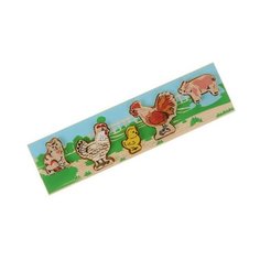 Рамка-вкладыш Томик Домашние животные Двор (382-1), 5 дет.