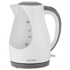 Чайник Galaxy GL0200, белый/серый