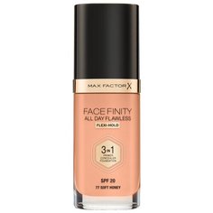Max Factor Тональный крем Facefinity All Day Flawless 3-in-1, 30 мл, оттенок: 77 Soft Honey