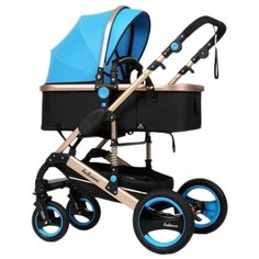 Коляска-трансформер Belecoo 2в1 голубой