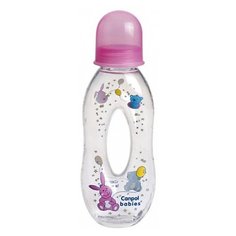 Canpol Babies Бутылочка тритановая с отверстием 250 мл с 6 мес., розовый