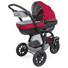 Универсальная коляска Chicco Activ3 (3 в 1) red berry