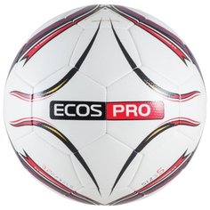 Футбольный мяч ECOS Pro Hybrid Embossed белый/красный/черный 5