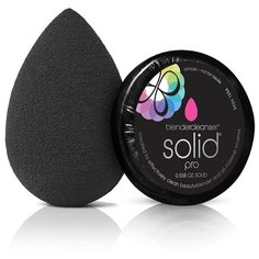 Набор аксессуаров beautyblender спонж pro и мыло mini blendercleanser solid pro черный