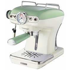 Кофеварка рожковая Ariete 1389 Vintage зеленый