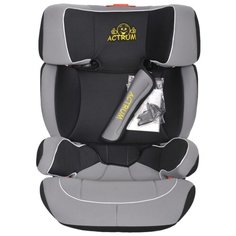 Автокресло группа 2/3 (15-36 кг) Actrum Apollo Isofix, black/grey