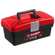 Ящик ЗУБР Нева-12 (38323-12) 28.5x15.5x12.5 см 12 черный/красный