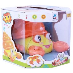 Интерактивная развивающая игрушка Берадо Крабик со светом и звуком