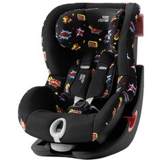Автокресло группа 1 (9-18 кг) BRITAX ROMER King II, comic fun black series