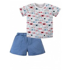 Комплект одежды Веселый Малыш размер 128, серый