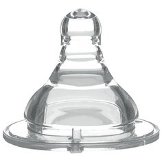 Соска BabyOno Силиконовая с широким горлом (поток 1) 0м+ 1шт.