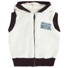 Жилет lucky child размер 28 (98-104), молочный
