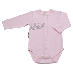 Боди lucky child размер 20 (62-68), розовый