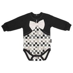 Боди lucky child размер 20 (62-68), черный